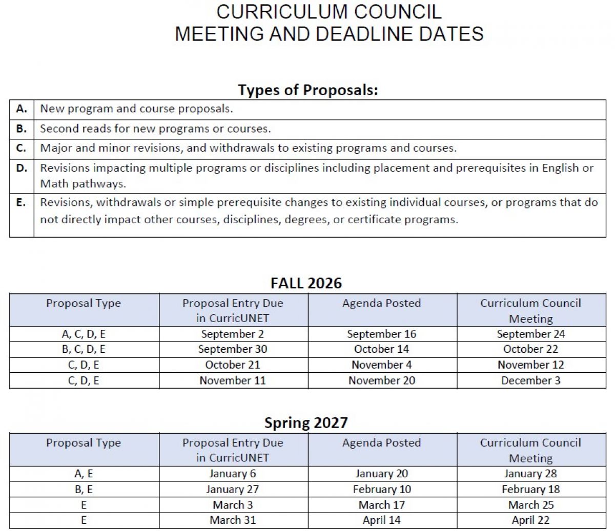 CC Meeeting Dates 2026-2027