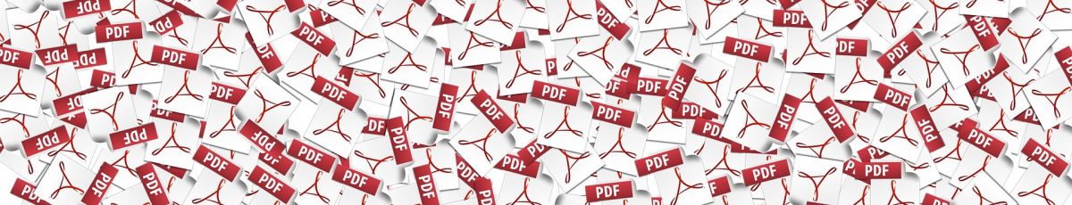 A collection of PDF icons