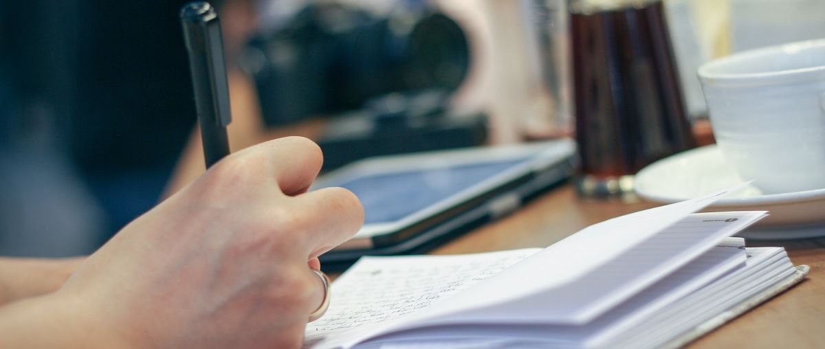taking notes