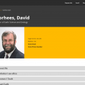 A screenshot of Dave Voorhees' web page