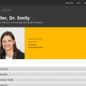 A screenshot of Emily Heller's web page