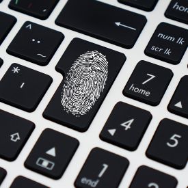a keyboard fingerprint scanner
