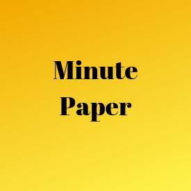 Minute Paper