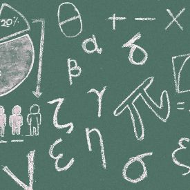 math on a blackboard