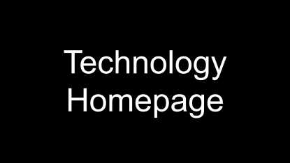 technology text in black and white